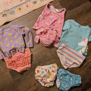 Colorful Kids Swimwear Set